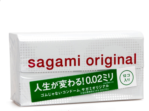 Bao cao su siêu mỏng Sagami 0.02 hộp 12 cái