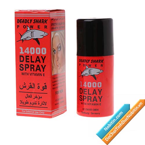 Kéo dài thời gian quan hệ Delay Spray 14000. Hàng chính hãng 100%, có tem 7 màu.